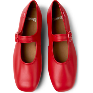 Bailarinas - CAMPER Casi Myra - Rojo - Cuero liso