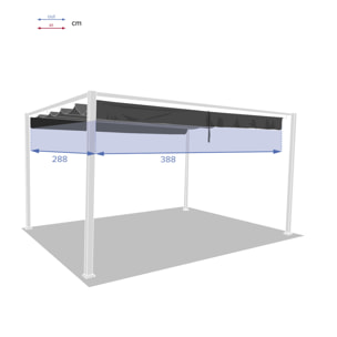 Toile de tonnelle Palmeira Ardoise