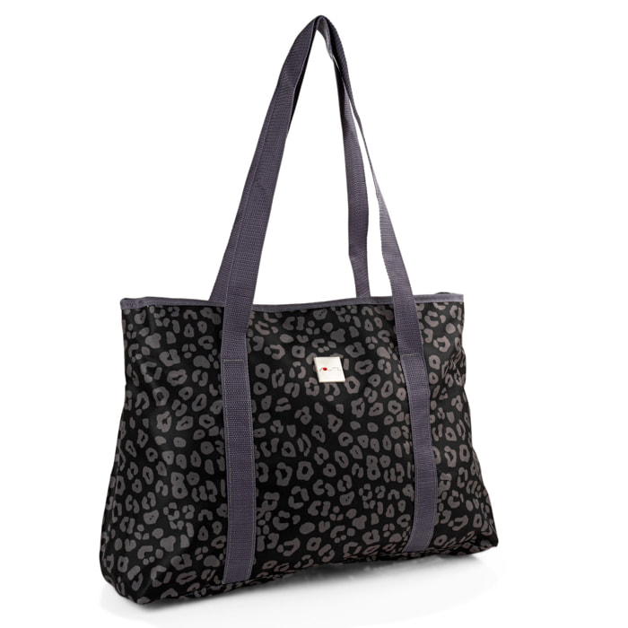 Bolso Shopper-Tote Itaca Solite Gris