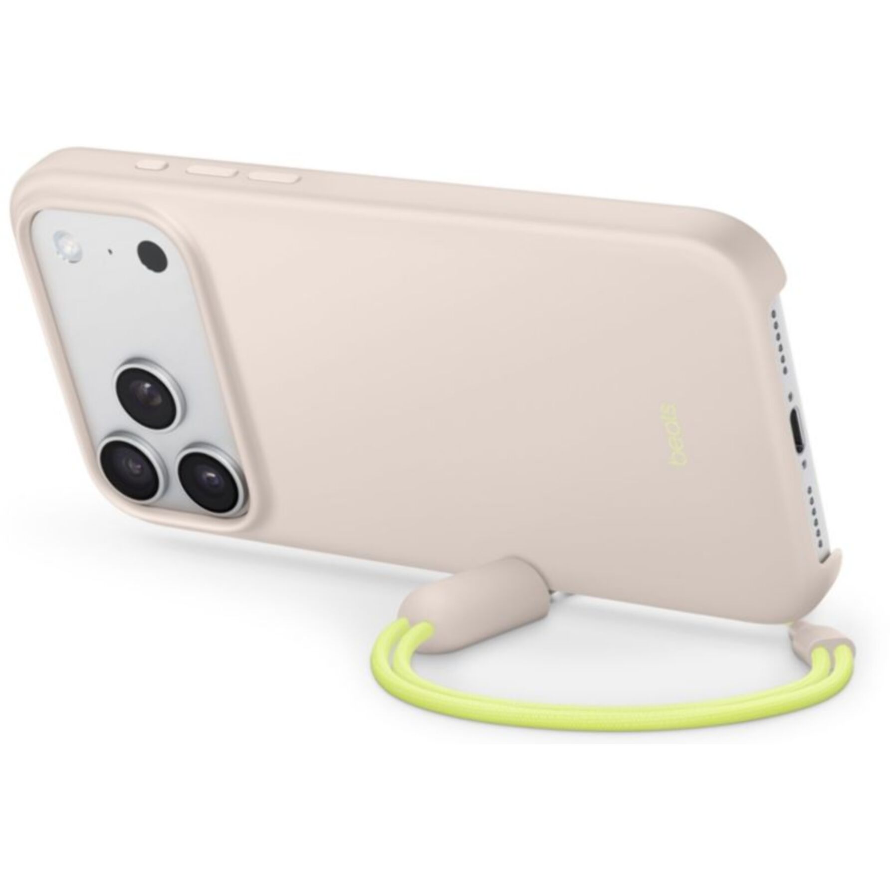 Coque BEATS iPhone 17 Pro Max Magsafe stand Gris