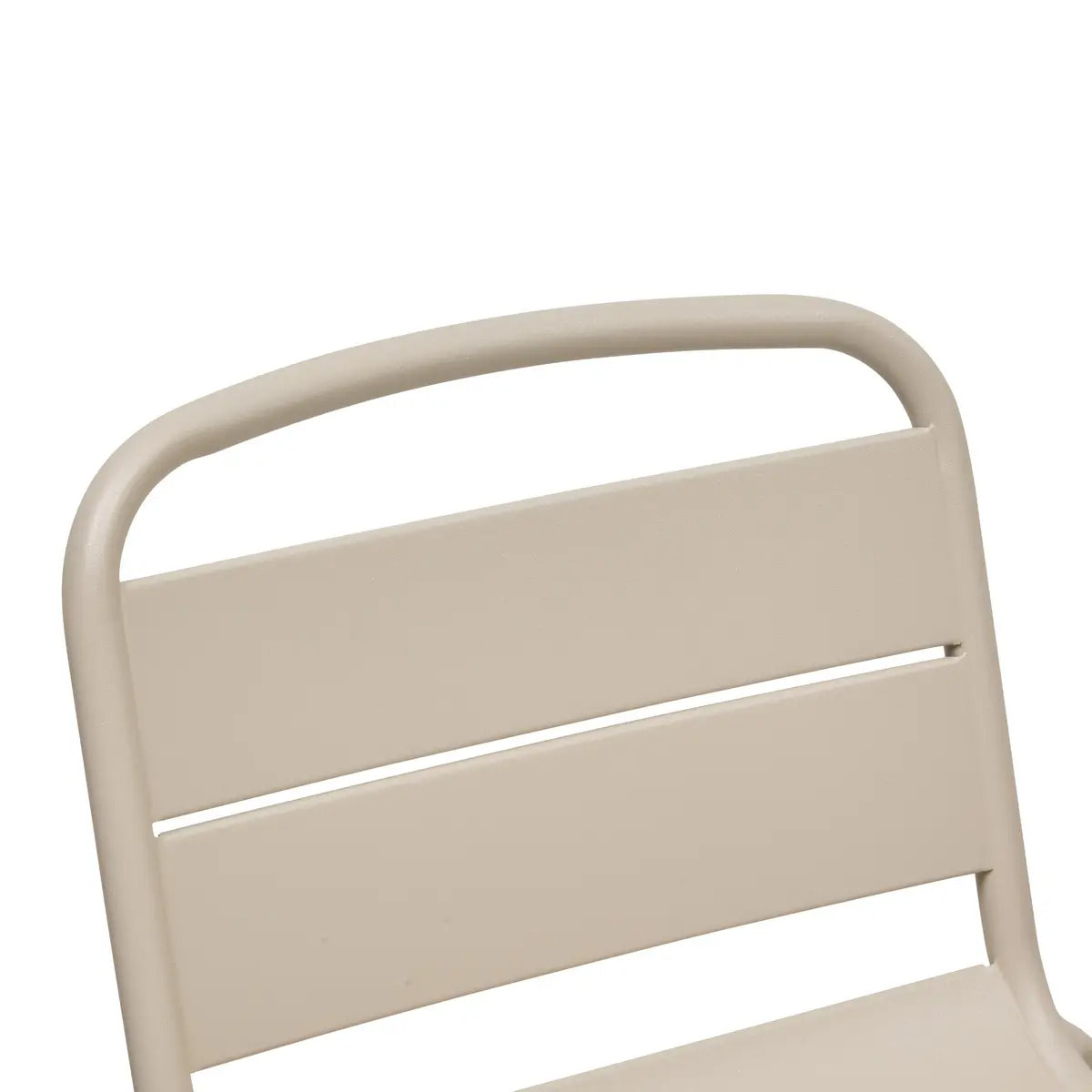 Chaise haute de jardin Alegoria empilable argile