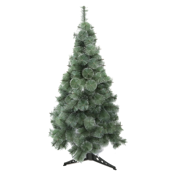 DAM  Albero verde foglia naturale con neve 60 cm 28x28x60 cm. Colore verde