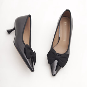 DECOLLETE FIOCCO NERO