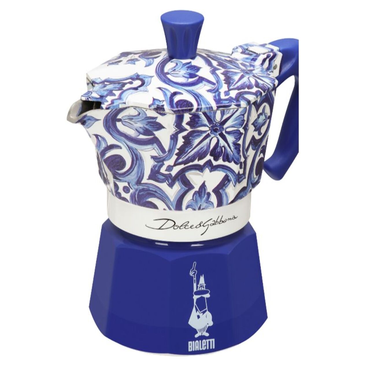 Cafetière italienne BIALETTI Moka Express 3 tasses Collection D&G Blu