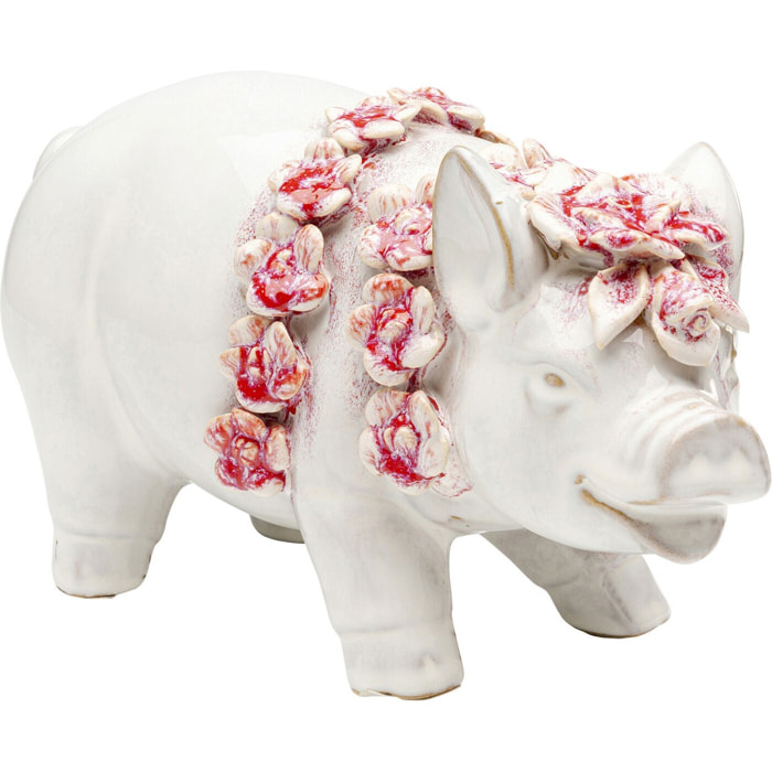 Déco cochon Hawaï 30cm Kare Design