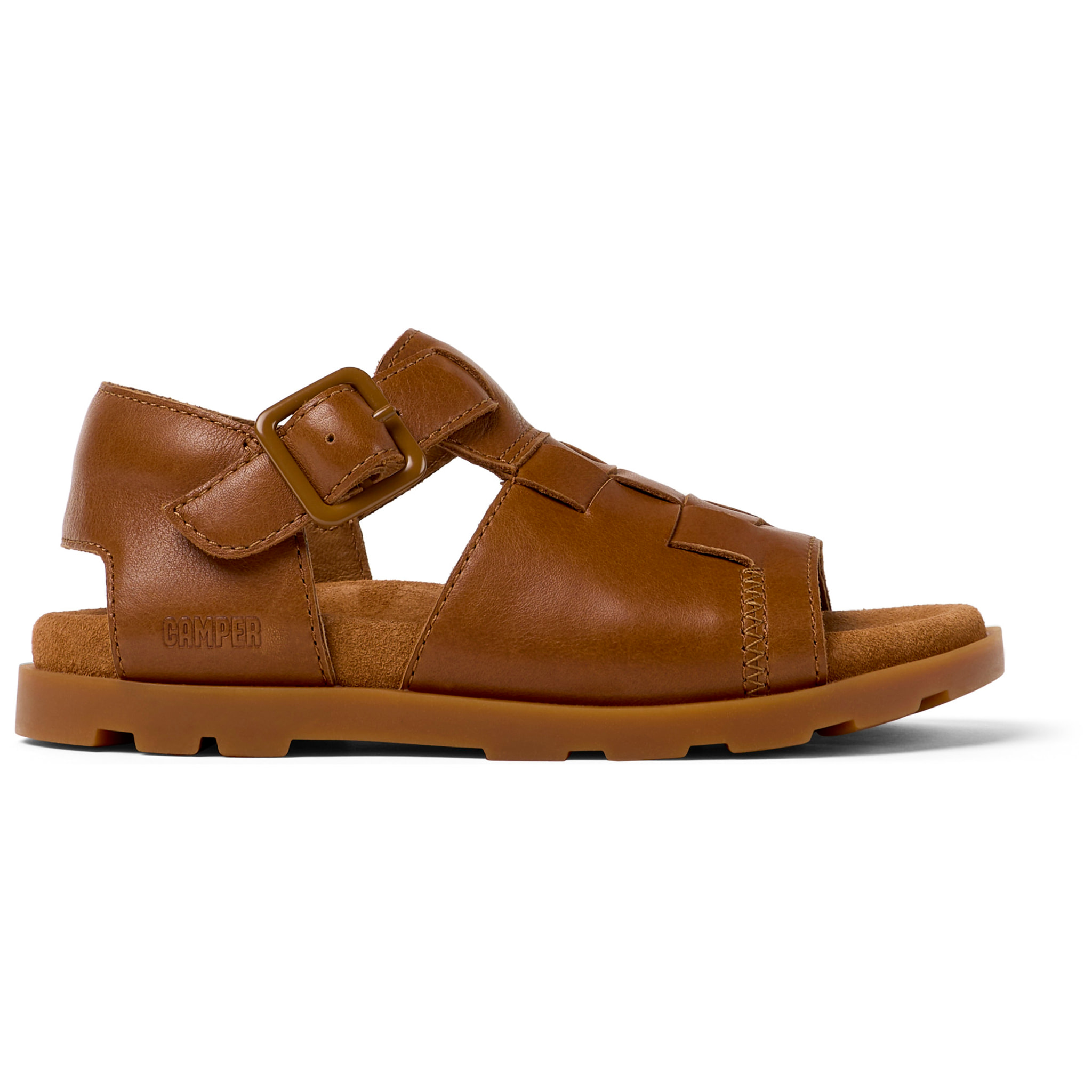 Sandalias - CAMPER Brutus - Marron - Cuero liso
