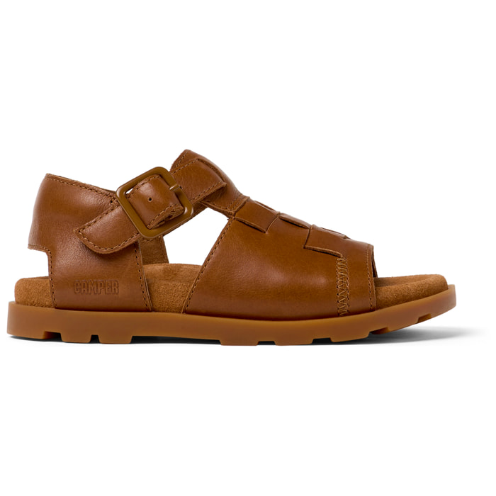 Sandalias - CAMPER Brutus - Marron - Cuero liso