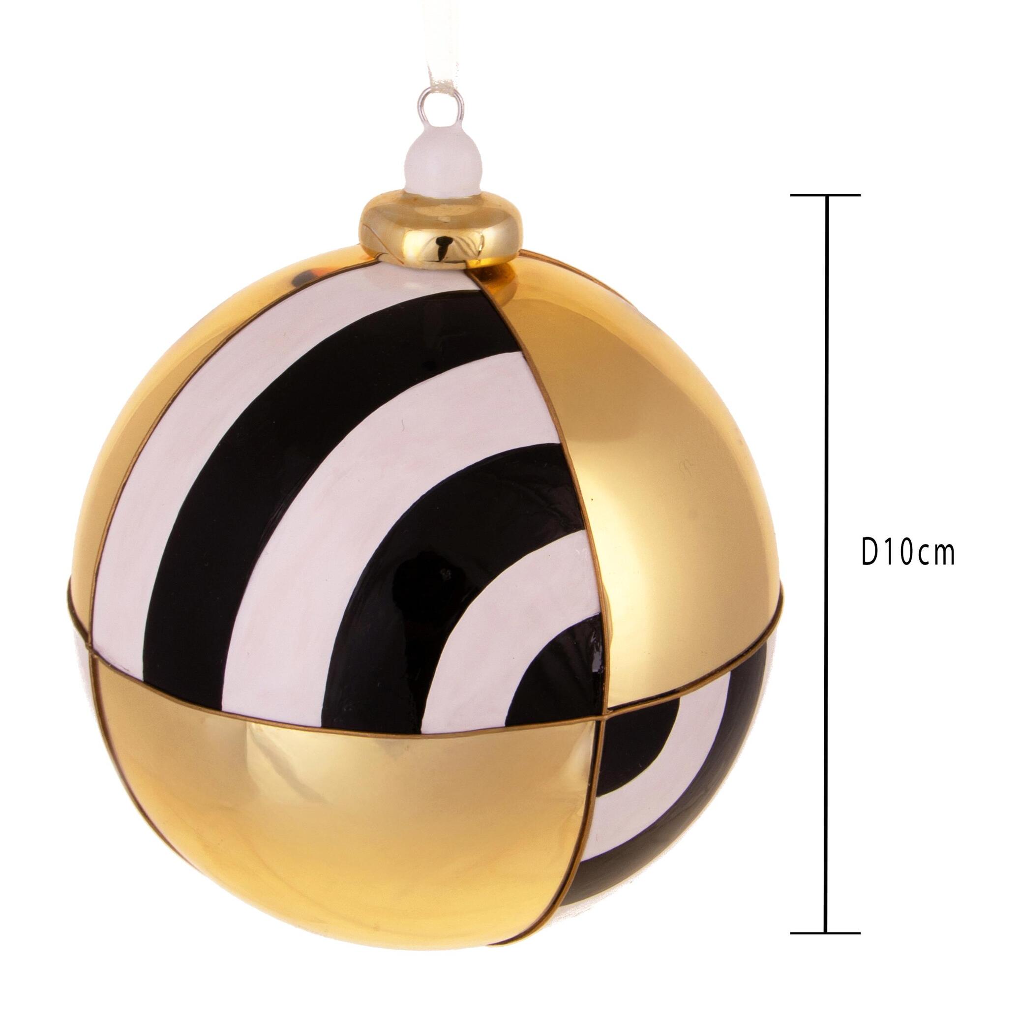 Sfera con decoro - Pezzi 3 - ORO - Bianchi Dino SpA