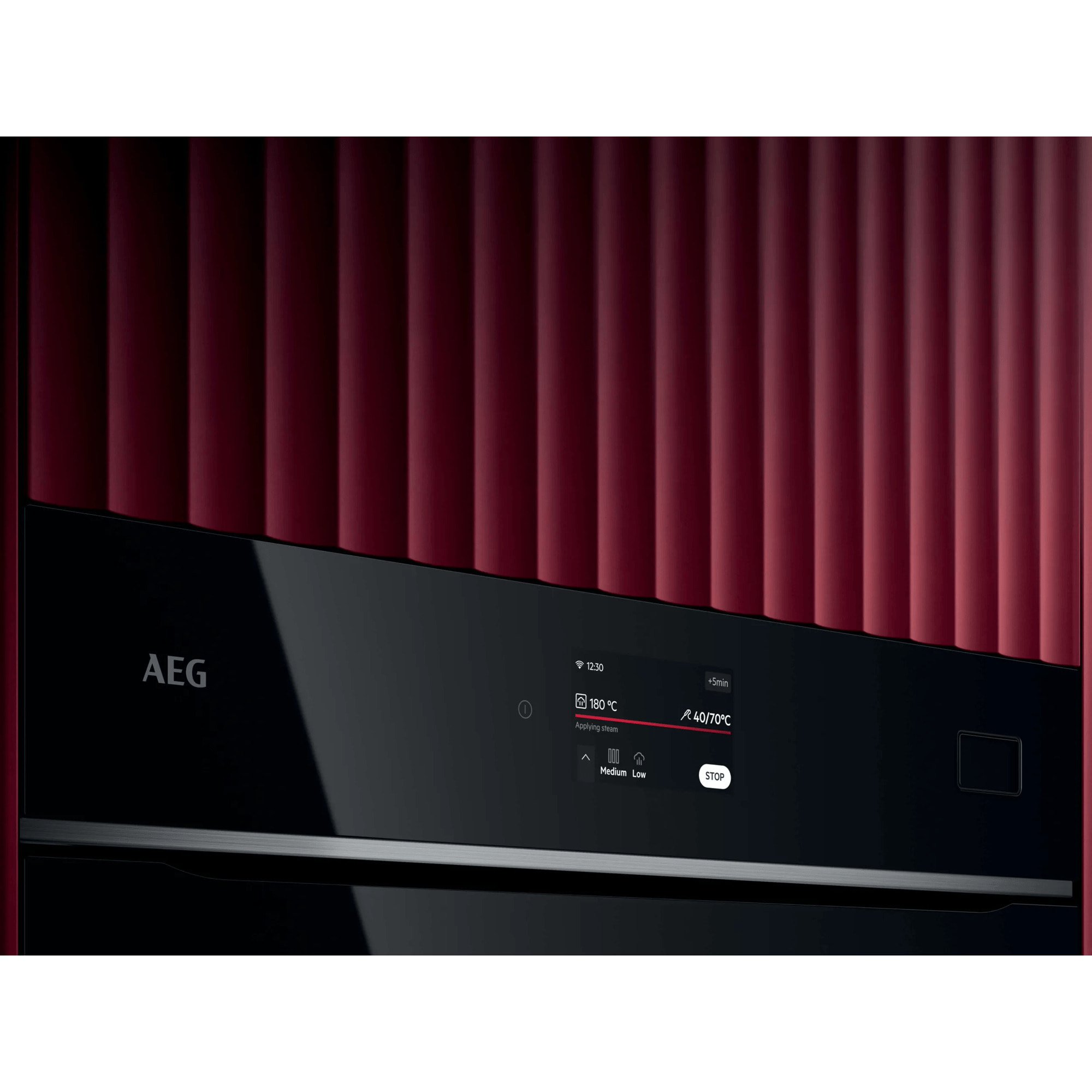AEG Horno de vapor Serie 8000 MealAssist con SteamPro con Display CookSmart Touch 4,3 '', con WiFi TB8SB73ZAB