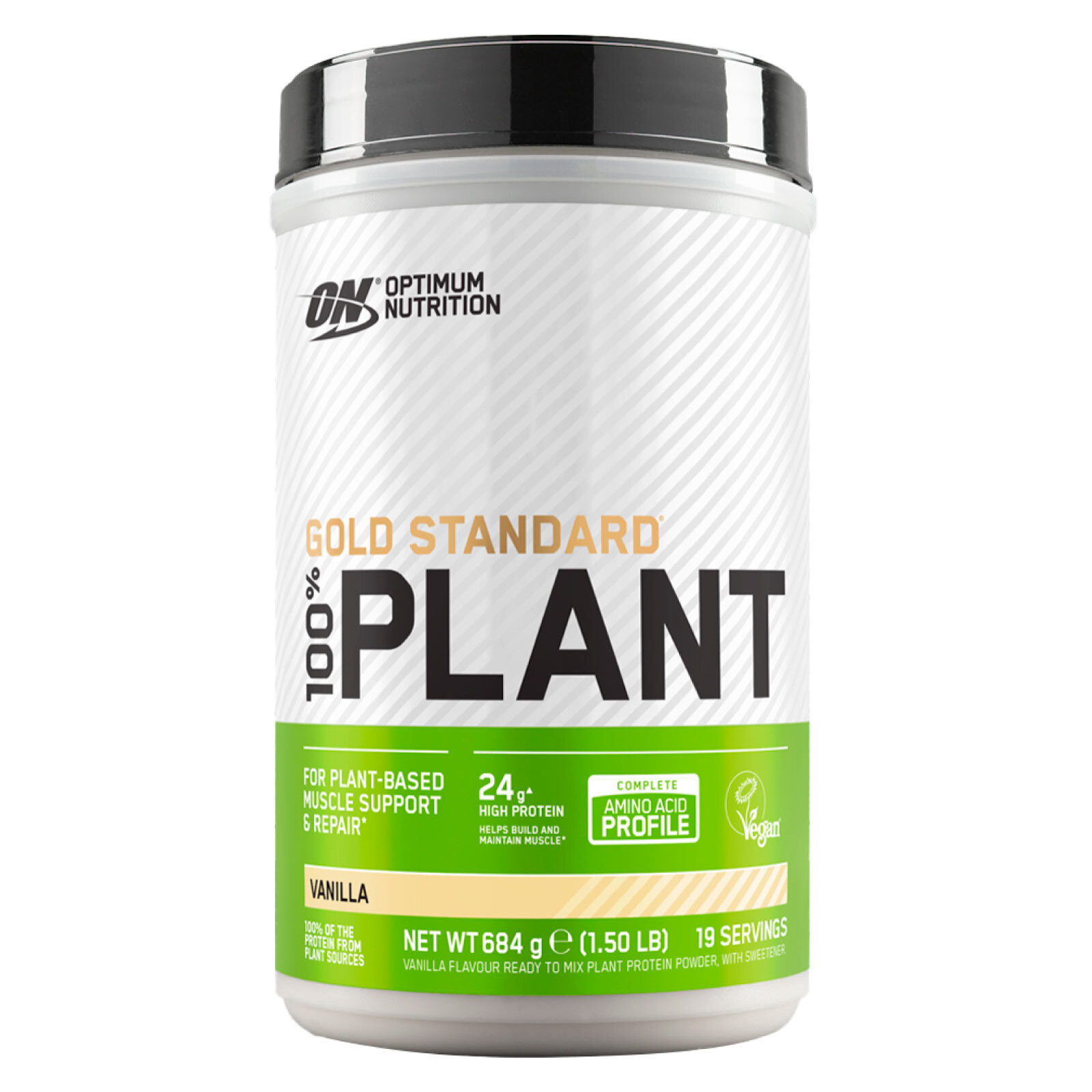 Gold Standard 100% Plant Proteine Vegane in Polvere Gusto Vaniglia - Barattolo da 684g