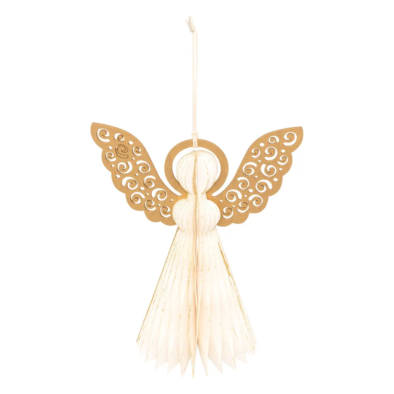 SDN PAPIER ANGE AILES OR 20CM