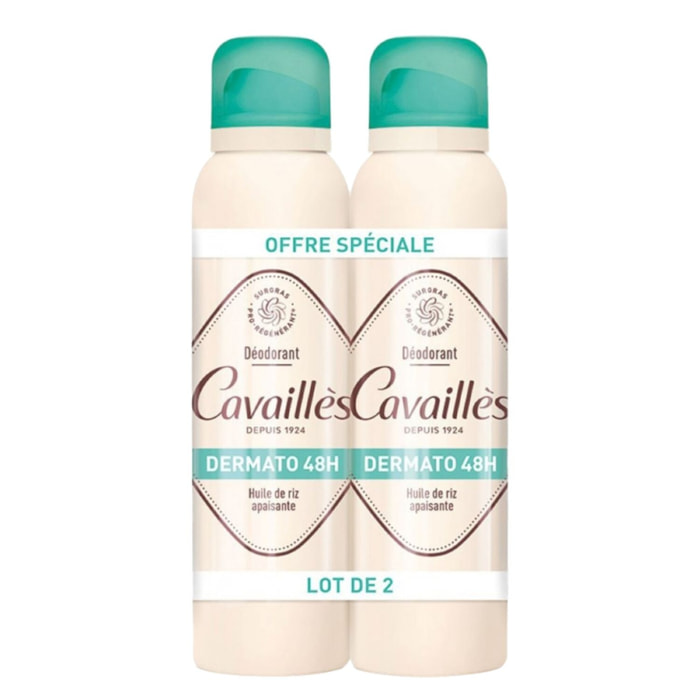 Dermato 48h - Déodorant Spray 2x 150 ml