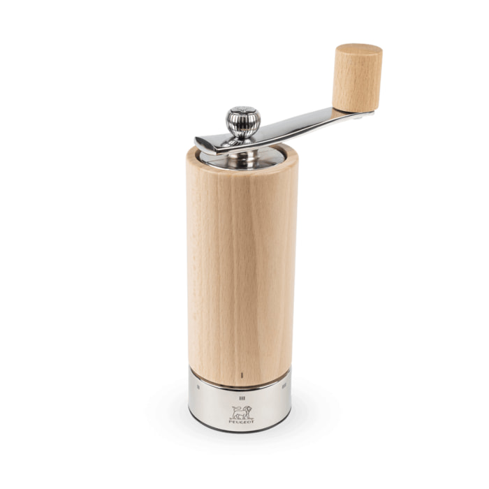 Moulin à poivre à manivelle en bois et inox, naturel, u'Select, 18 cm - 7' Isen