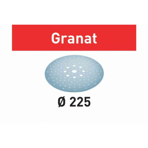 Abrasifs Granat FESTOOL pour ponceuse Planex - Grain 180 D.225 - Boîte de 25 - 205660