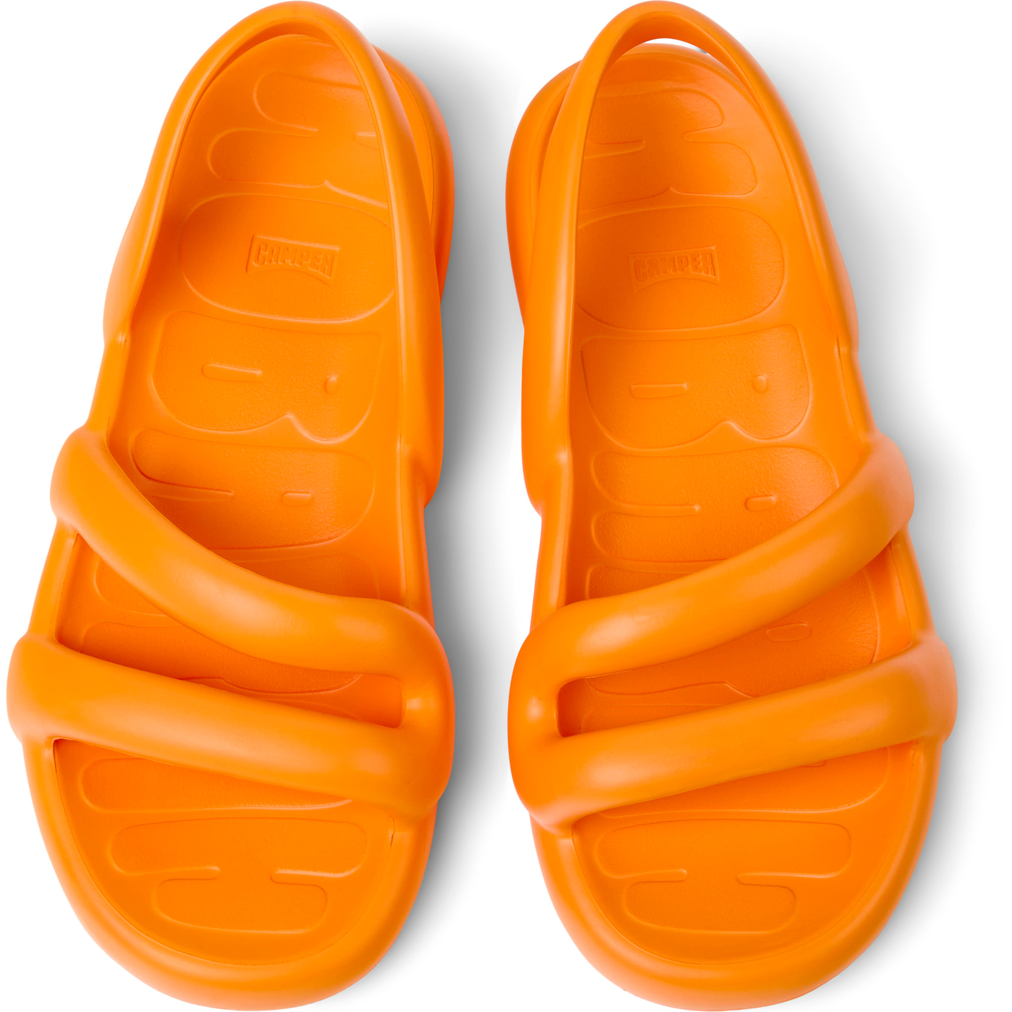 Sandali - CAMPER Kobarah Flat - Arancio - Sintetico