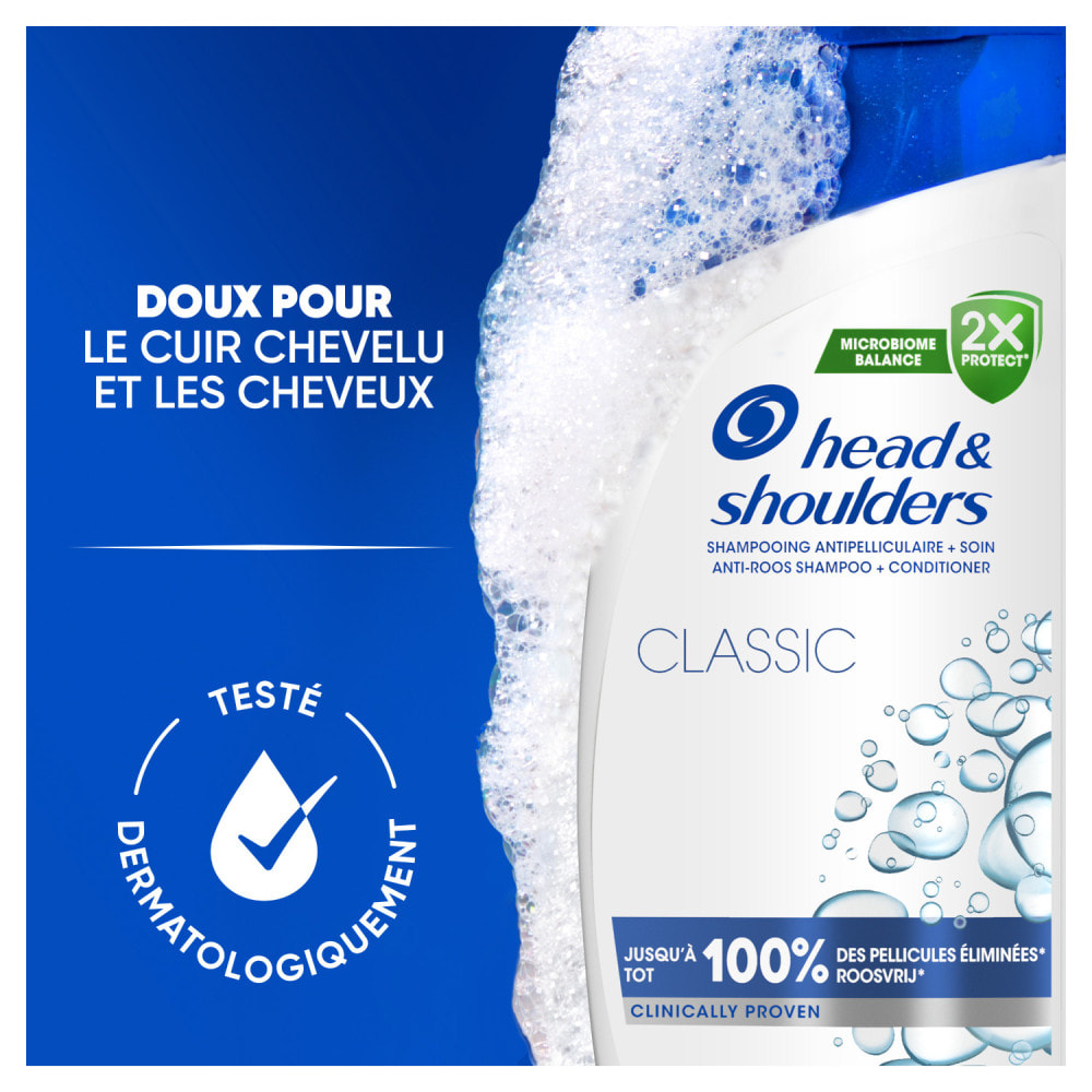 6 Shampoings Classic 330ml - Head & Shoulders