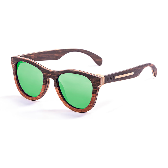 Gafas de sol OCEAN WEDGE - 5 capas marrón / Revo polarizada verde