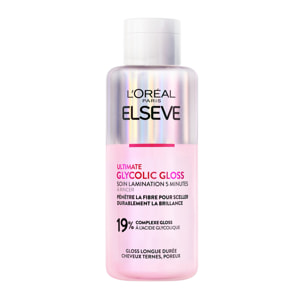 Lot de 6 - L'Oréal Paris Elseve Ultimate Glycolic Gloss Soin Lamination 5 minutes 200ml