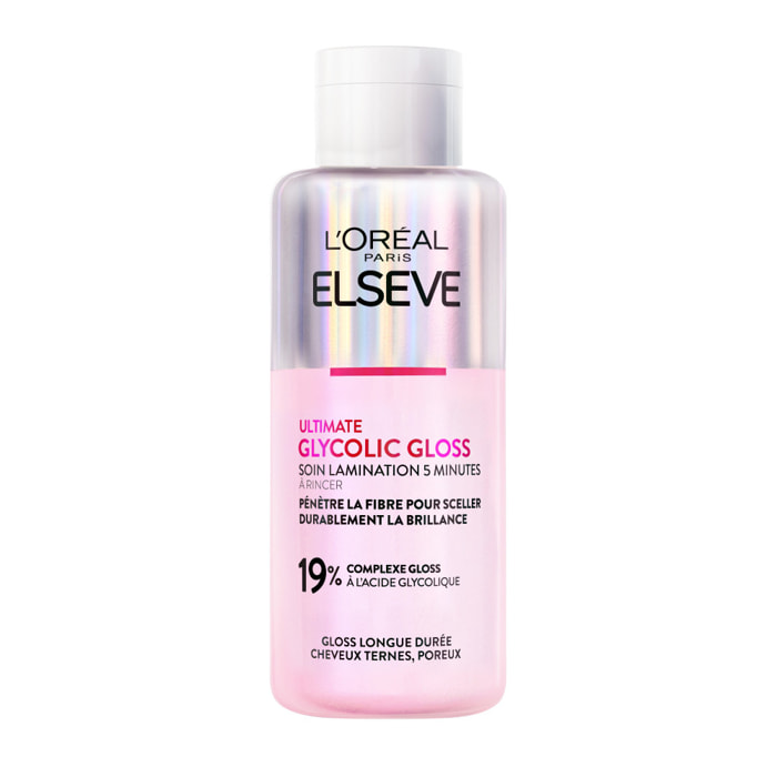 Lot de 6 - L'Oréal Paris Elseve Ultimate Glycolic Gloss Soin Lamination 5 minutes 200ml