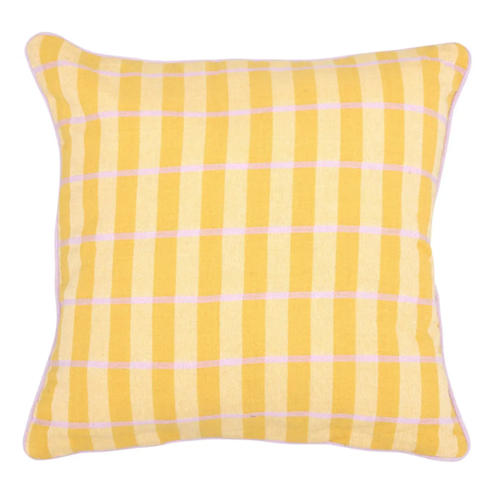 Coussin Poolside 40x40cm jaune