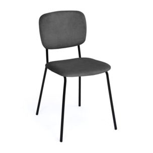 Chaises Clara - Gris anthracite