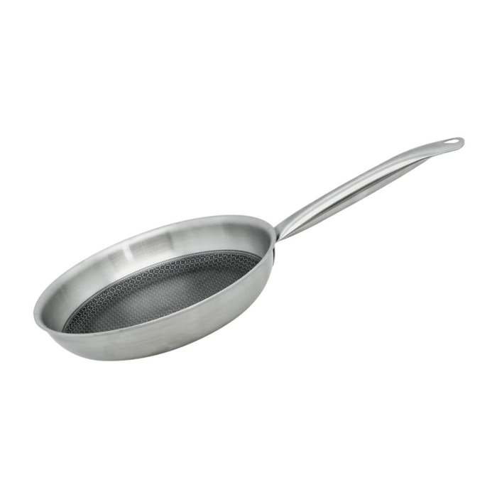 Poêle en acier inoxydable 18/10 24 cm Elo Relief Solution