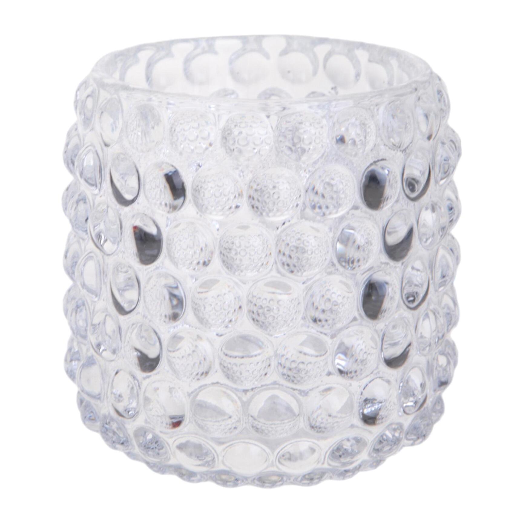 Portacandele bubble - Pezzi 12 - 9xH9x9cm - Bianchi Dino SpA