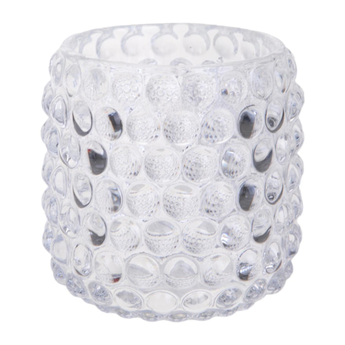 Portacandele bubble - Pezzi 12 - 9xH9x9cm - Bianchi Dino SpA