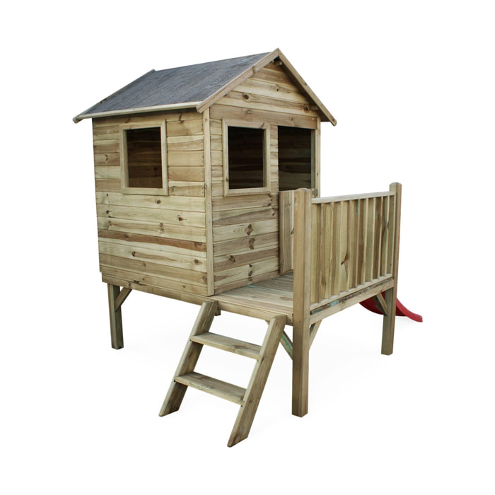Maisonnette en bois 2m² - Magnolia - cabane pour enfant en pin autoclave
