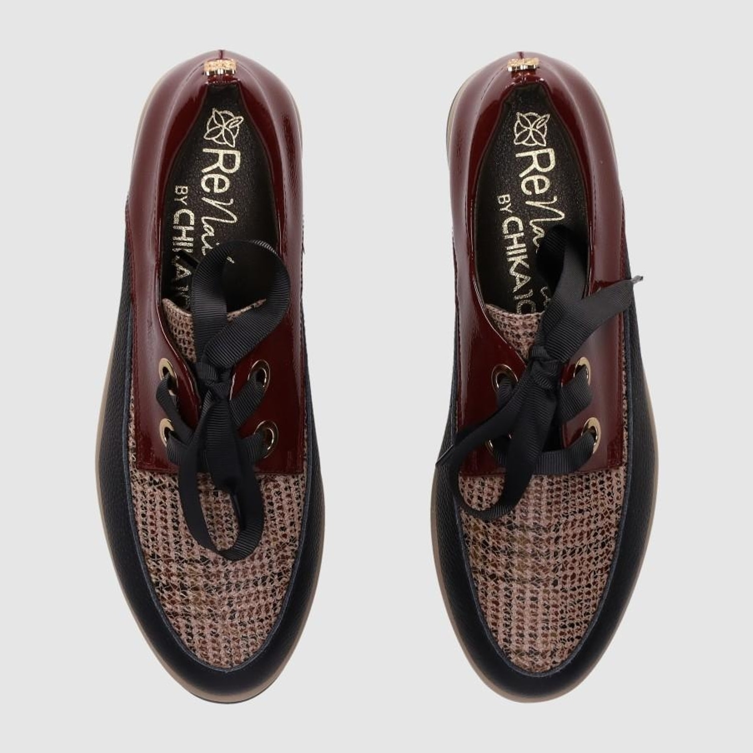 Zapatos de Piel - Multicolor - Tacón: Bajo