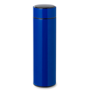 Termo en alta calidad de doble pared y 450 ml de capacidad, con medidor de temperatura táctil integrado en tapón. Libre de BPA.