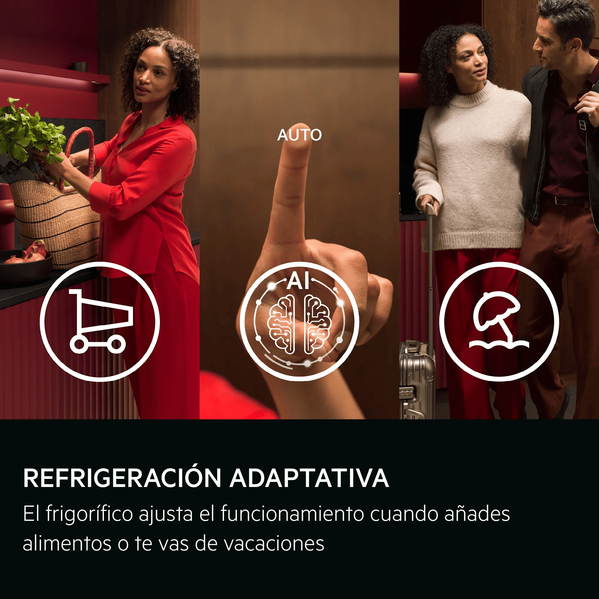 AEG Frigorífico combi de integración Serie 7000 de 188,4 cm NSC7T751ES
