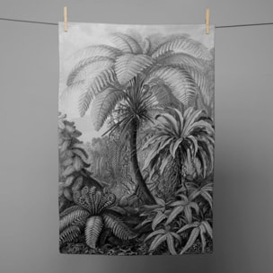 Pano vintage palm - gris oscuro - 70x1x50cm
