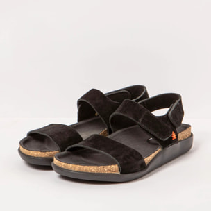 Sandalias 1386S SILK SUEDE BLACK/ BIARRITZ color Black