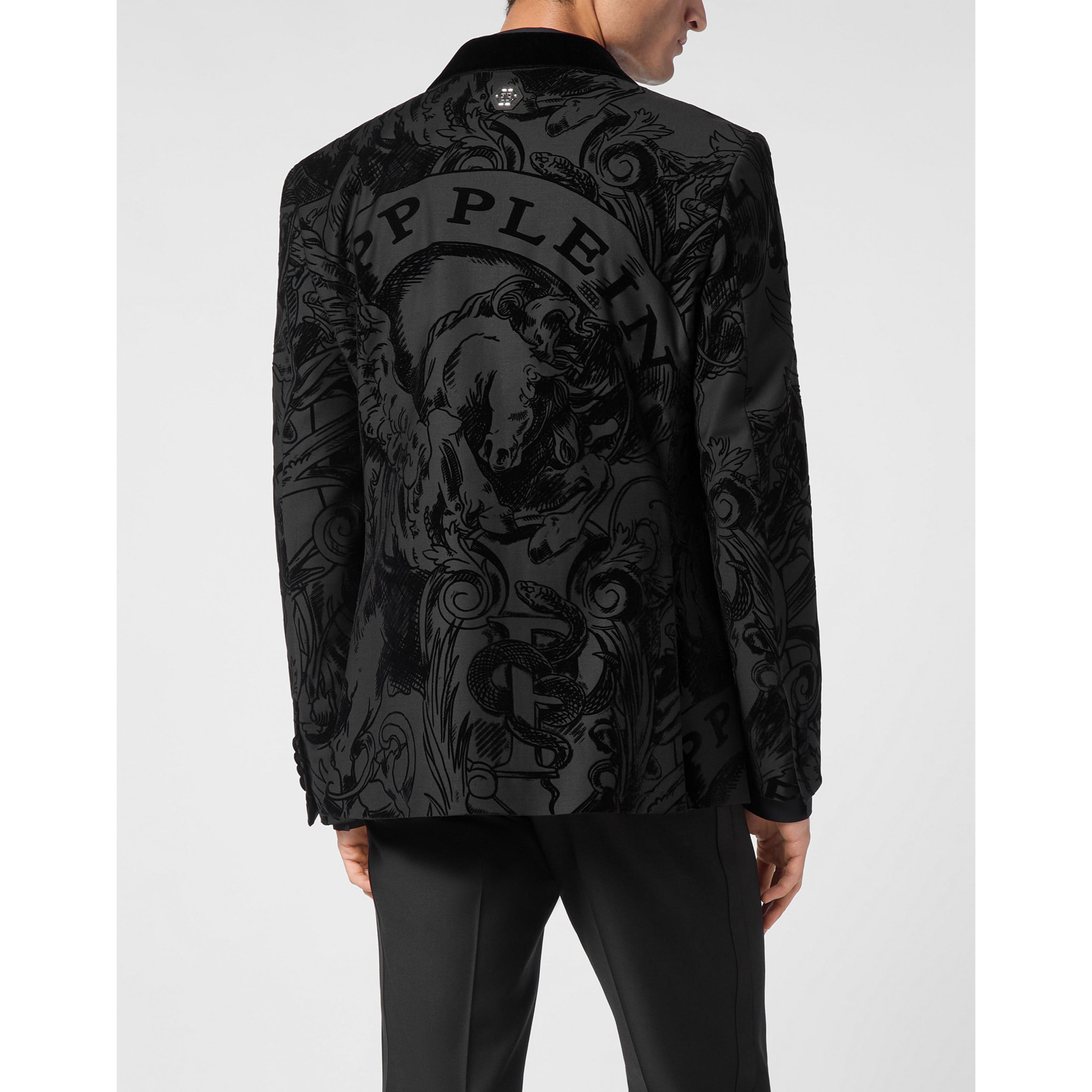 PHILIPP PLEIN One-Button Blazer Slim Fit