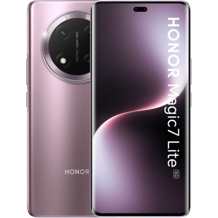 Smartphone HONOR Magic 7 Lite Violet titane 256Go 5G