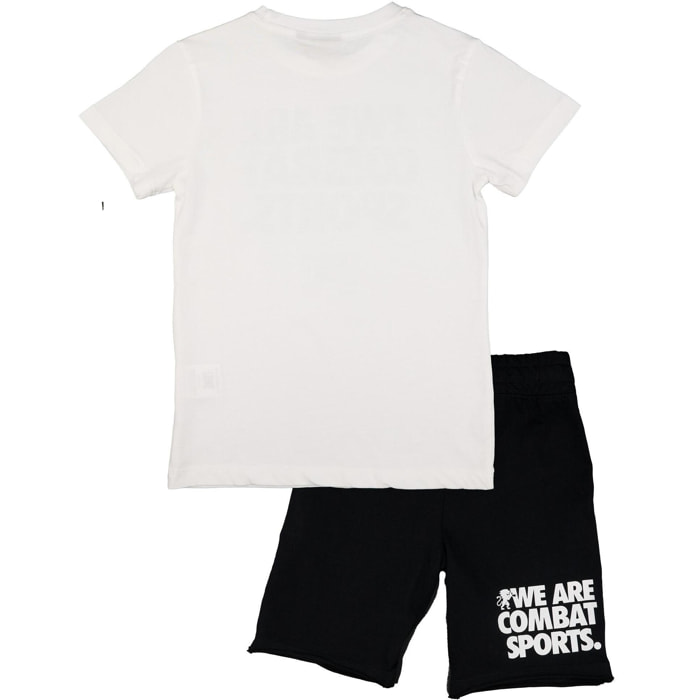 Conjunto niño Leone 1947 Apparel WACS camiseta y pantalón corto algodón
