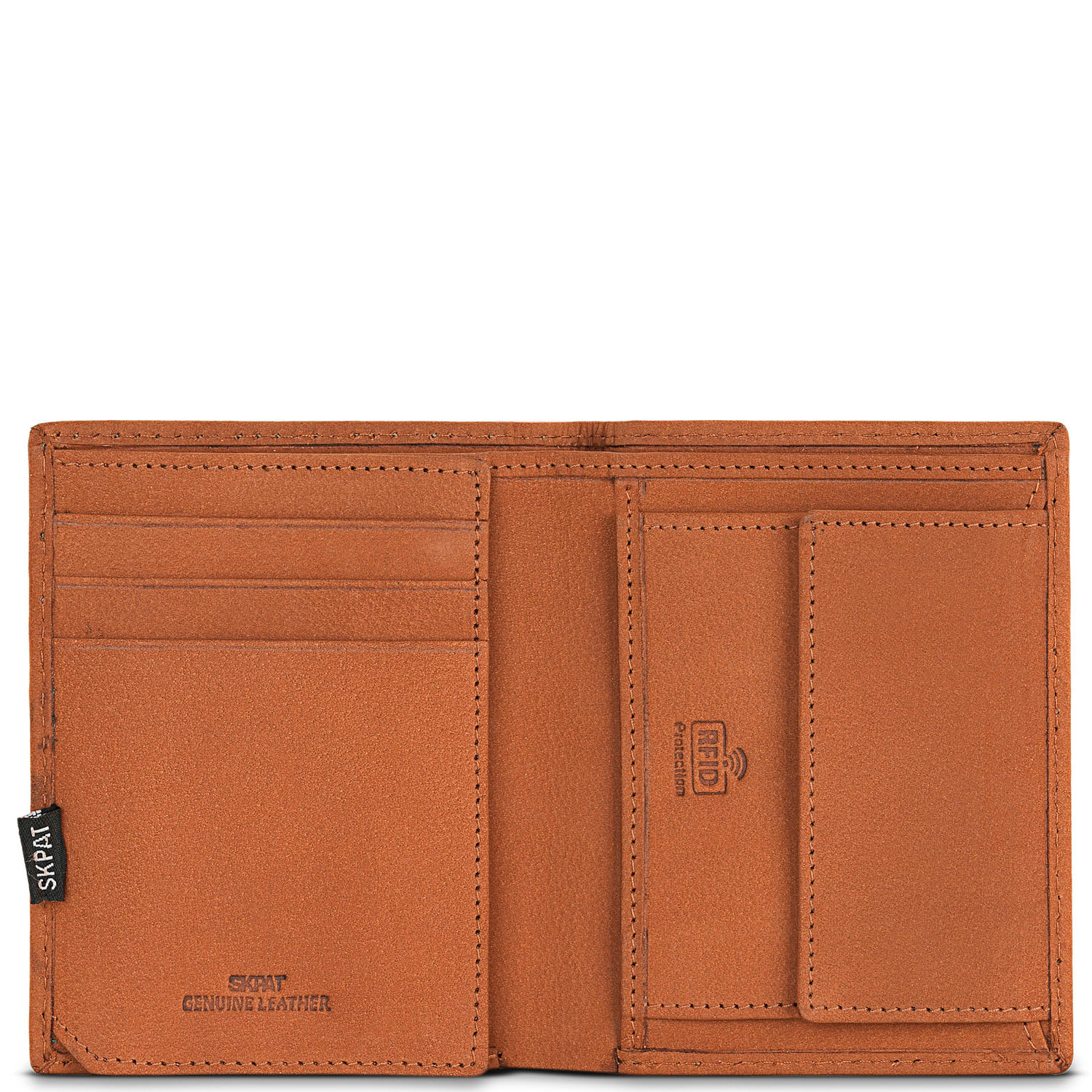 Cartera Hombre Piel Skpat Vintage Marron