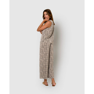 Set satinado soho marron