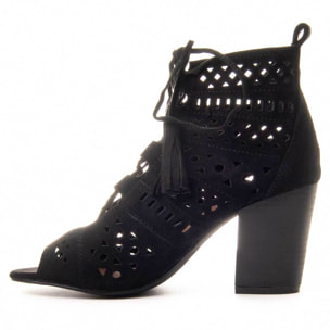 Zapatos de Tacón - Negro - Altura: 8 cm