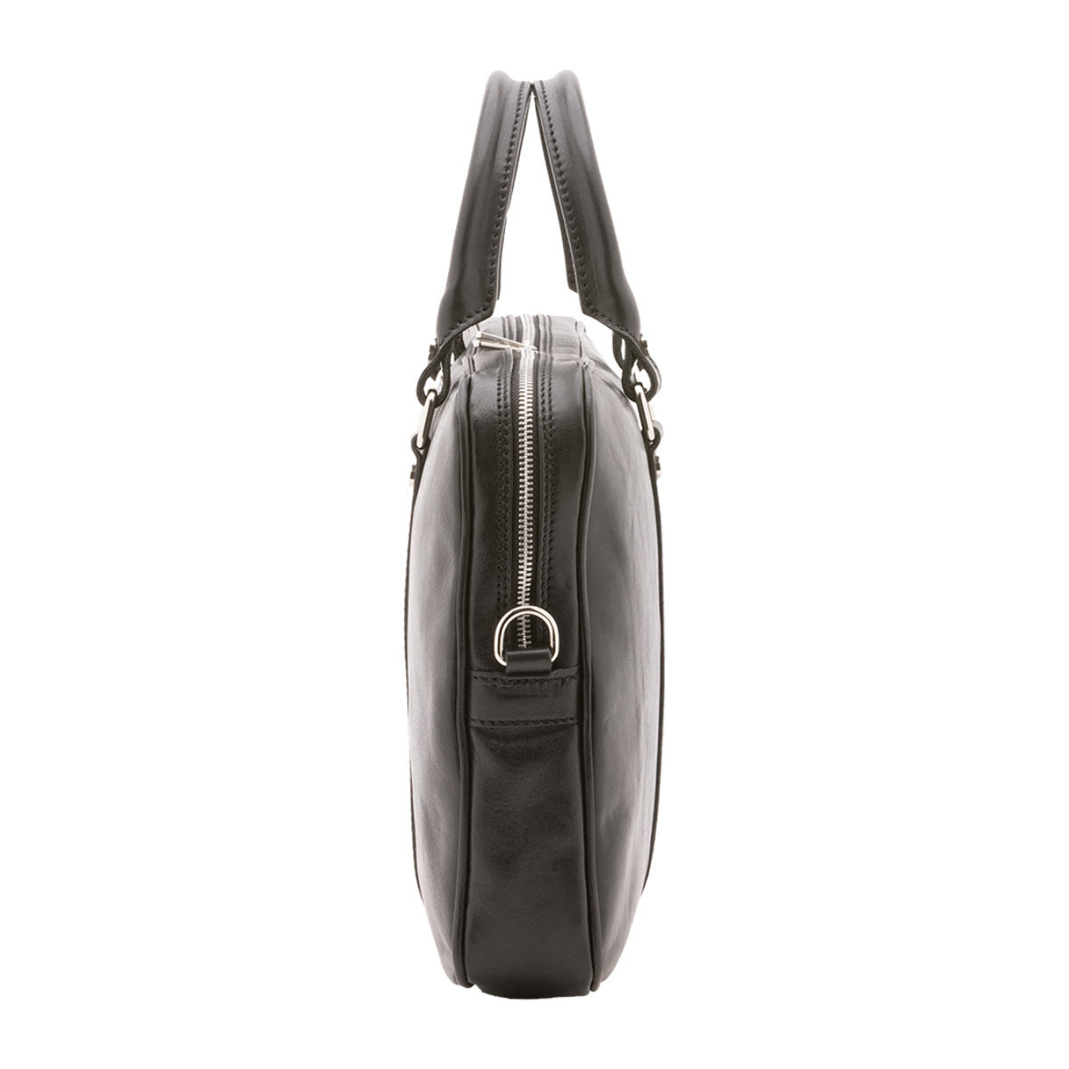 Borsa a mano  unisex In Vera pelle Made in Italy 37x31x6 cm