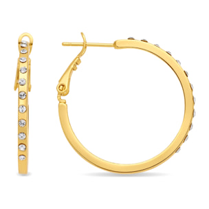Pendientes Ani acabado oro amarillo 18k