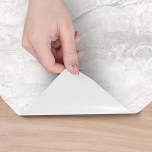 Revêtement sticker sol - MARBRE DE TRENTE - Rouleau adhésif Protection Anti-dérapant