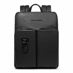 Piquadro Zaino uomo sottile porta pc 14", espandibile