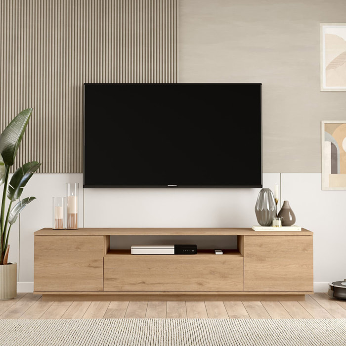 ROAT Meuble TV bois 180cm