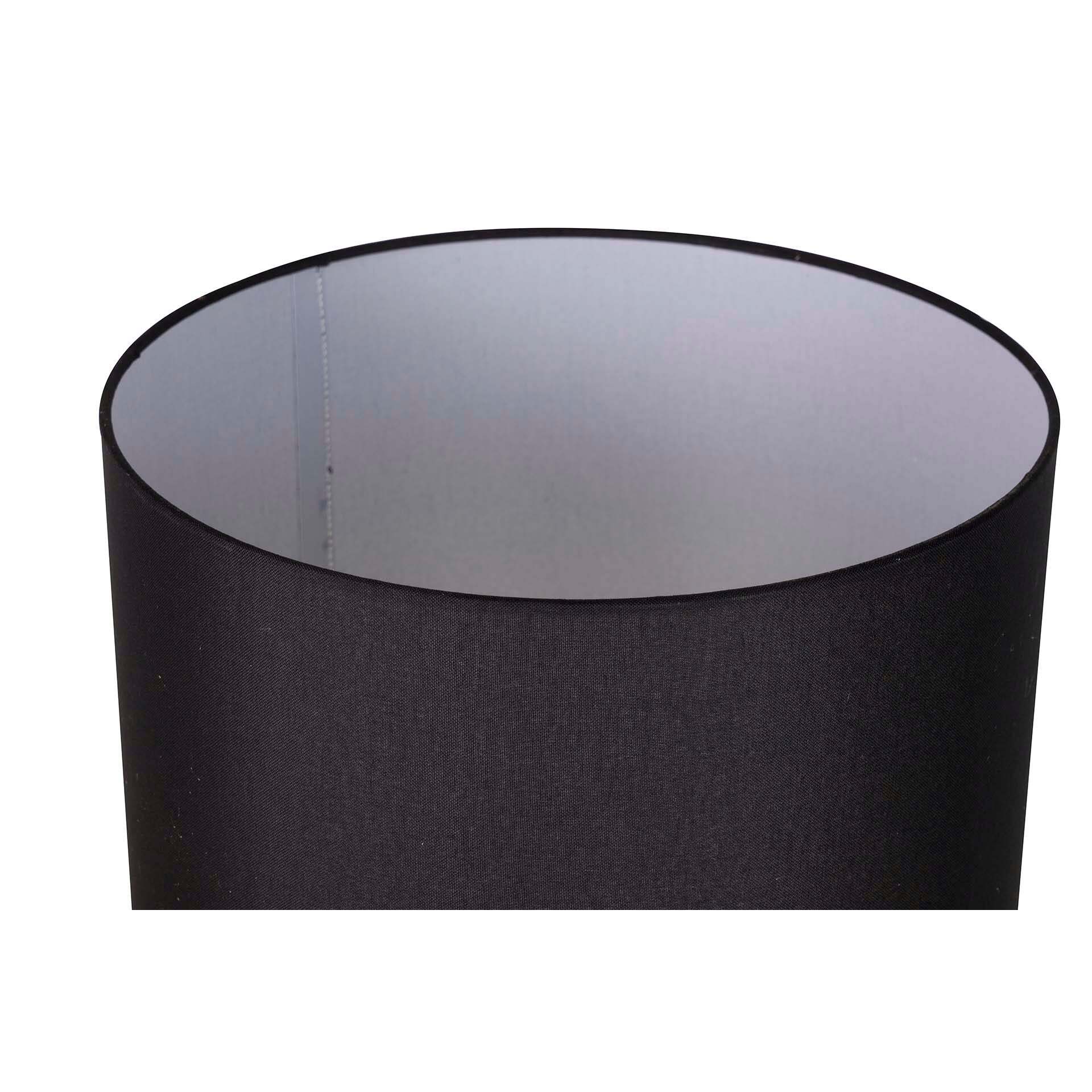 Lámpara Sobremesa Metal Negro 40x40x72 Cm