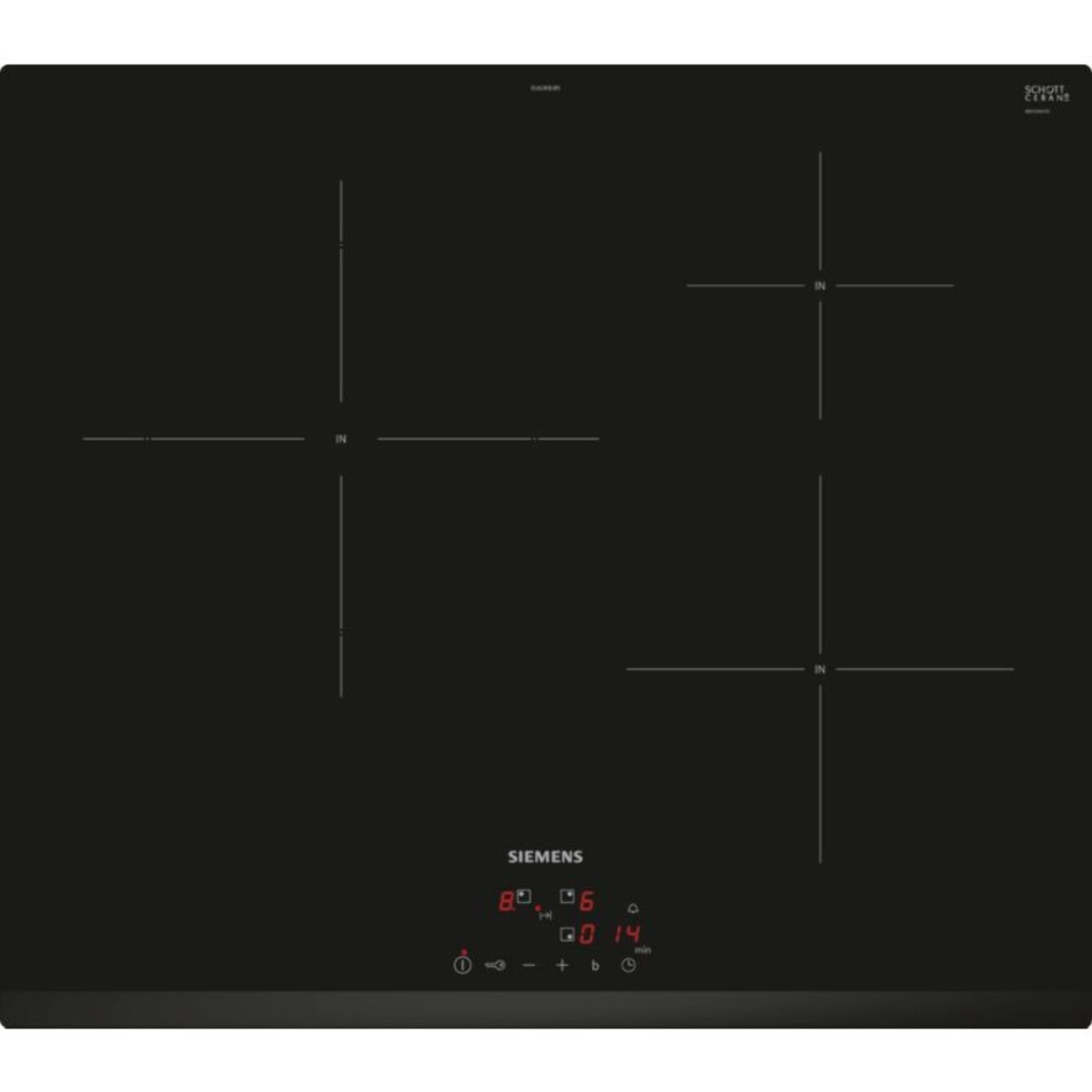 Plaque induction SIEMENS EU63KBJB5E iQ300 TouchControl