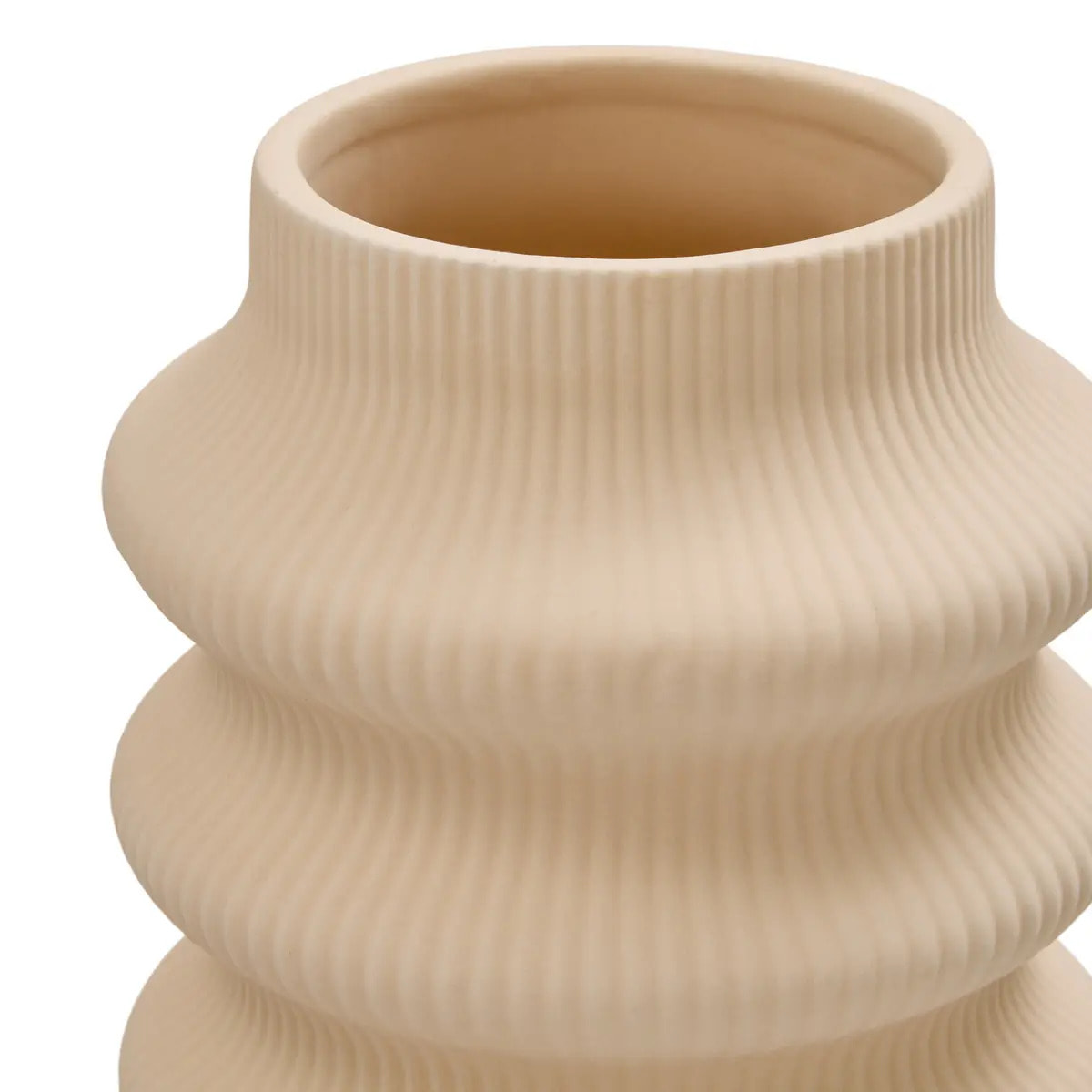Vase Lucia H.18,5cm beige