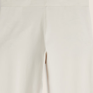 Pantaloni in jersey con apertura tasche animalier