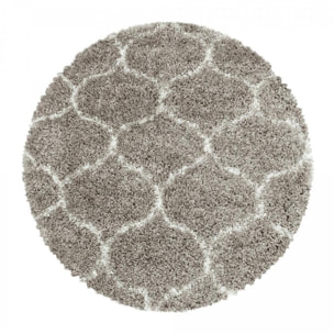Tapis shaggy tissé motif scandinave SANI